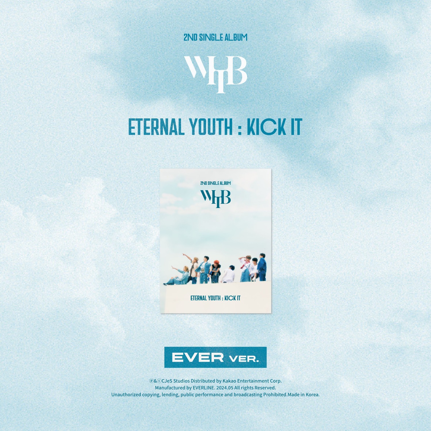 WHIB(휘브) - 2ND SINGLE ALBUM [ETERNAL YOUTH : KICK IT] (EVER ver.)