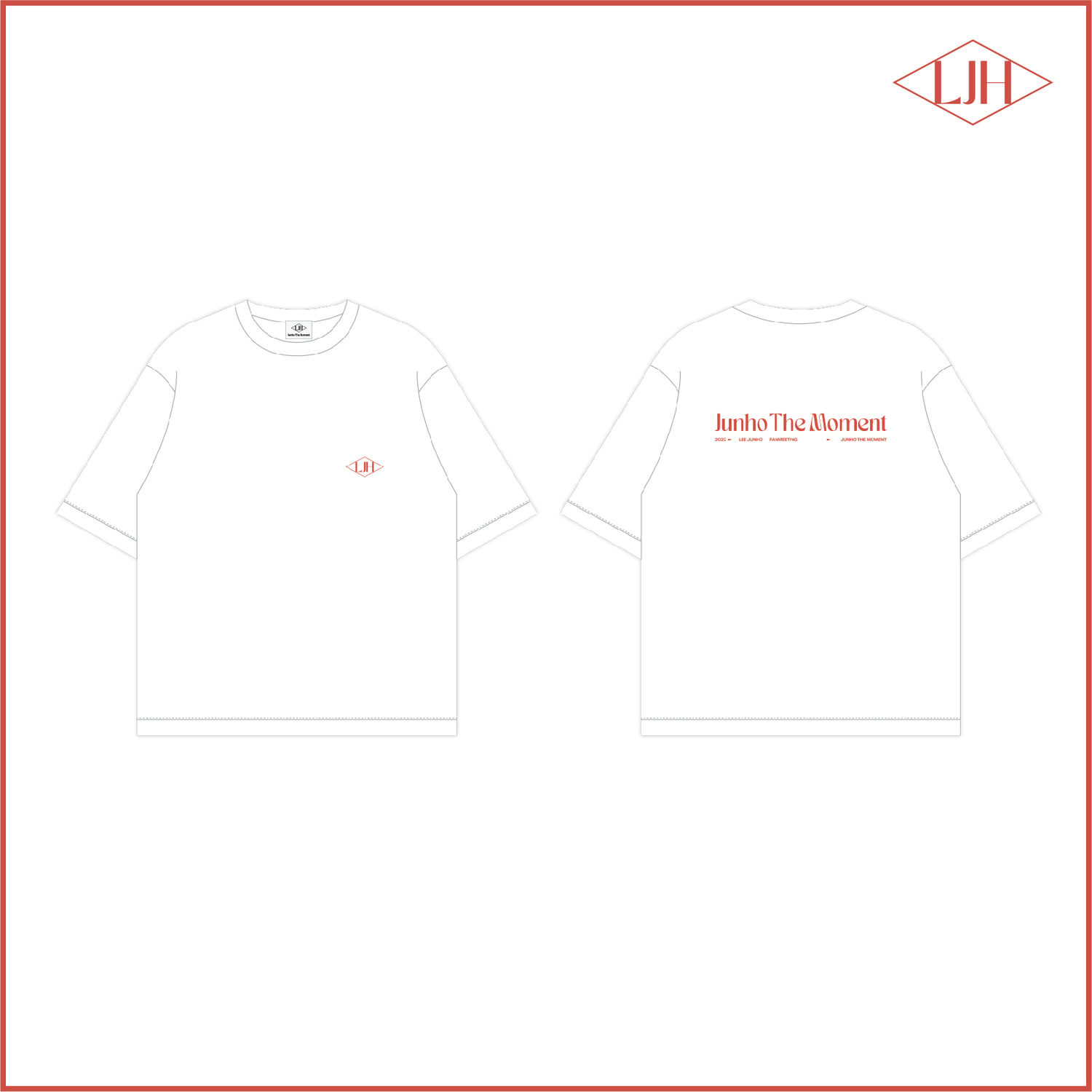 2022 이준호 FANMEETING [JUNHO THE MOMENT] 티셔츠 T-SHIRT