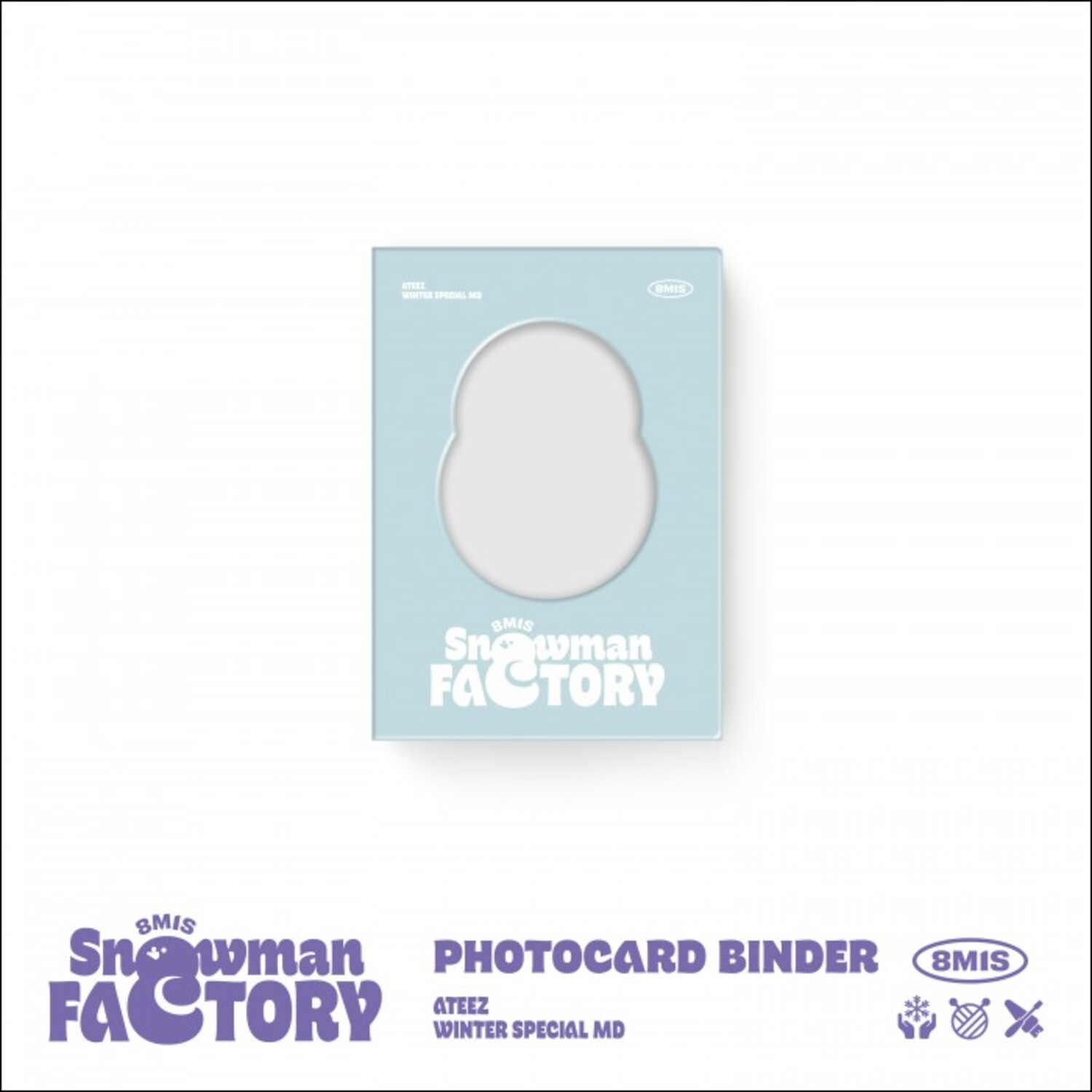 에이티즈(ATEEZ) [SNOWMAN FACTORY] Official MD - 포토카드 바인더 PHOTOCARD BINDER