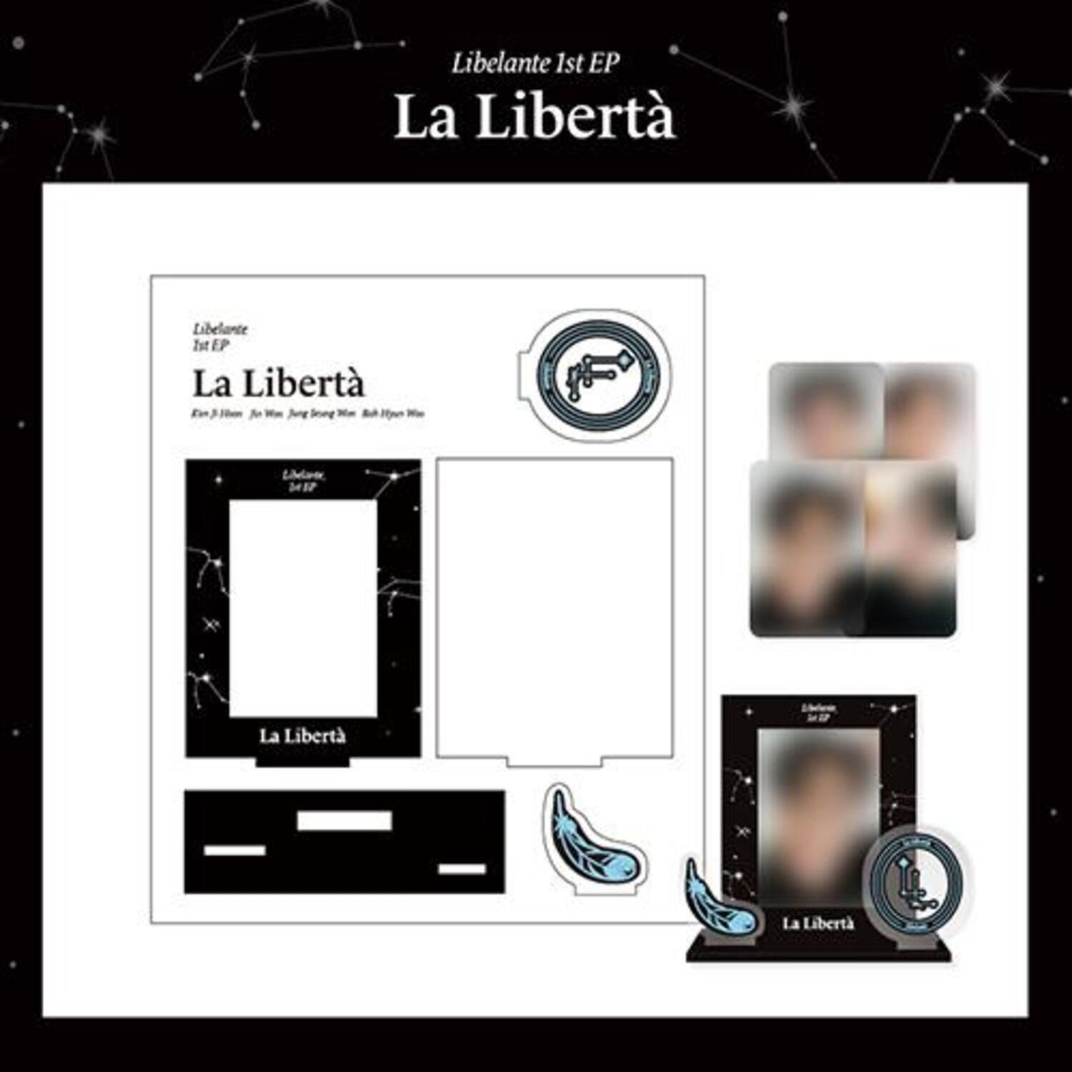 리베란테 (Libelante) POP-UP STORE [La Liberta] - 아크릴 포토카드 스탠드 ACRYLIC PHOTOCARD STAND