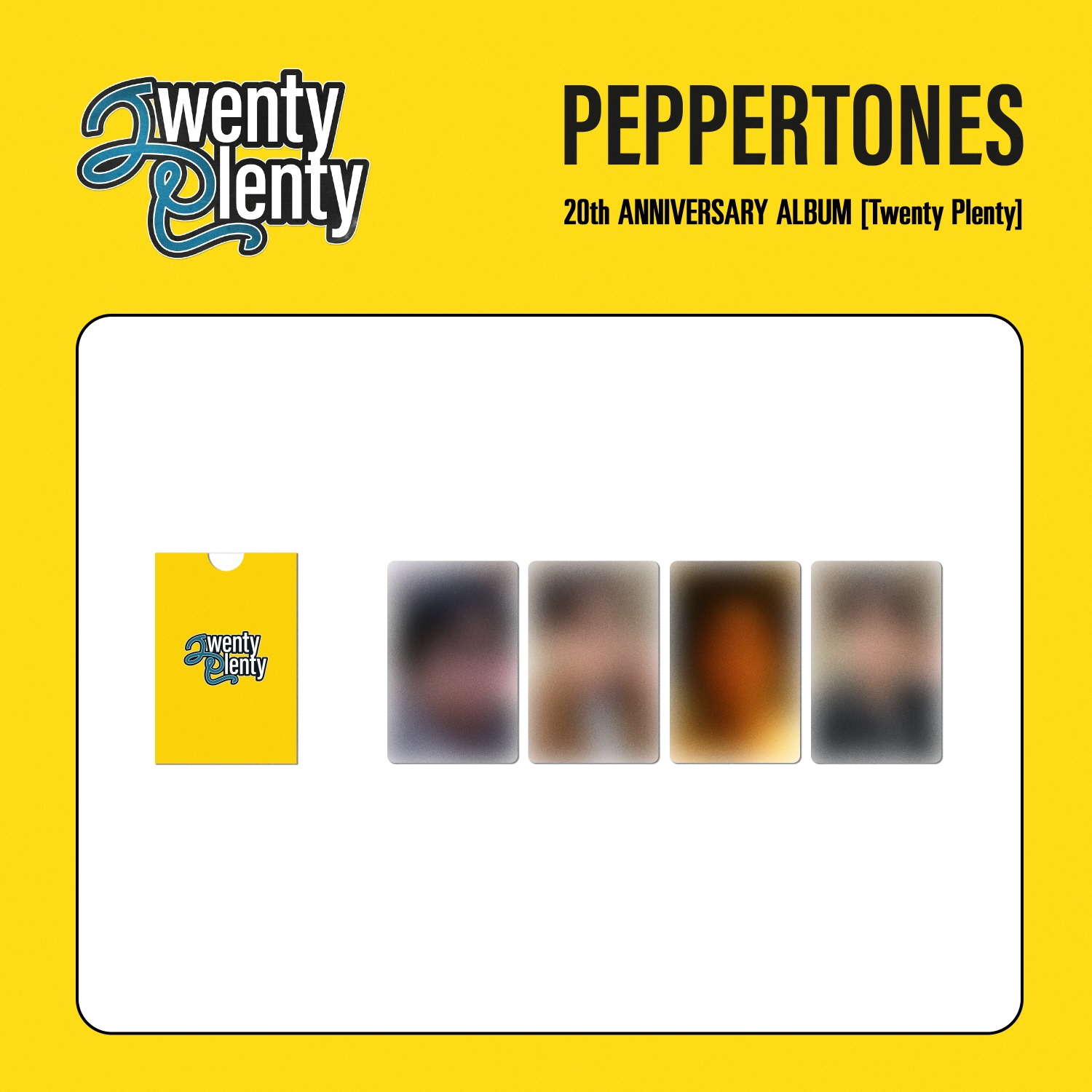 페퍼톤스 PEPPERTONES 20th ANNIVERSARY ALBUM [Twenty Plenty]  OFFICIAL MD  포토카드 세트 PHOTOCARD SET